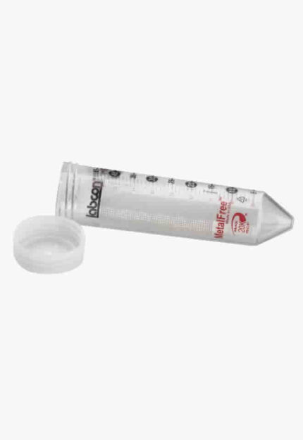 50ml MetalFree® Centrifuge Tubes with Flat Caps, 25 per Rack, Sterile