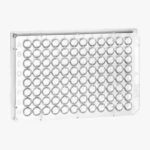 96 Well Polystyrene Microplate with V-Bottom, Clear