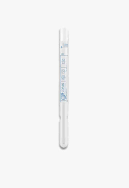 Regular Dry Rayon Swab with Plastic Applicator in Dry Tube, 155C, PK 100