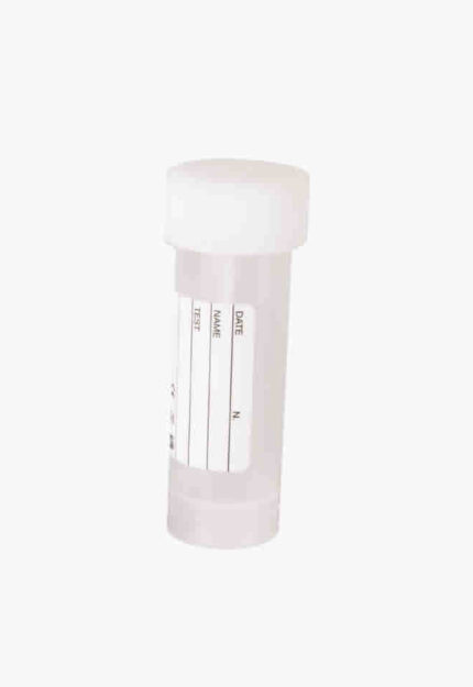 Universal Container with Screw Cap and Label, Polypropylene, 25ml