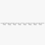 8-Strip PCR Flat Caps, Clear, PK125