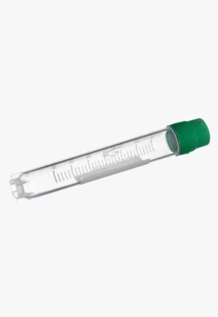 Externally Threaded Cryotubes with Green Screw Cap, Free-Standing, 4ml, PK300