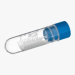 Internally Threaded Cryotubes with Blue Screw Cap, Round Bottom, 2ml, PK500
