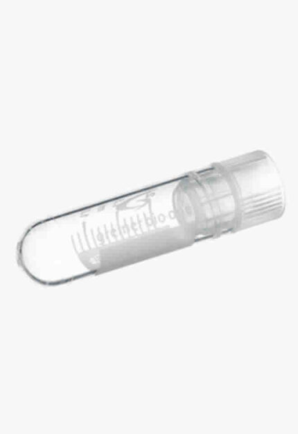 Internally Threaded Cryotubes with Natural Screw Cap, Round Bottom, 2ml, PK500