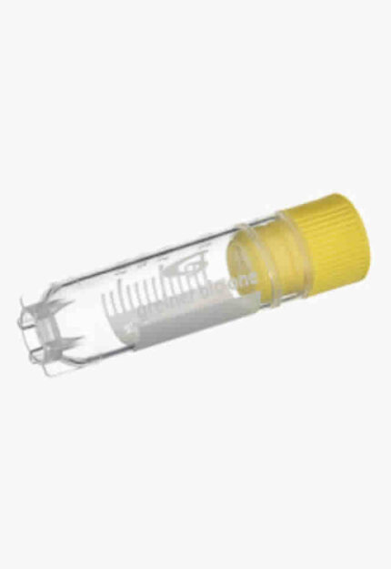 Internally Threaded Cryotubes with Yellow Screw Cap, Free-Standing, 2ml, PK500