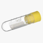 Internally Threaded Cryotubes with Yellow Screw Cap, Round Bottom, 2ml, PK500