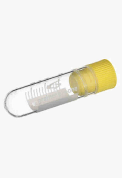 Internally Threaded Cryotubes with Yellow Screw Cap, Round Bottom, 2ml, PK500