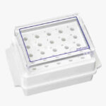 IsoFreeze® Flipper® Rack 0ºC with Lid, White