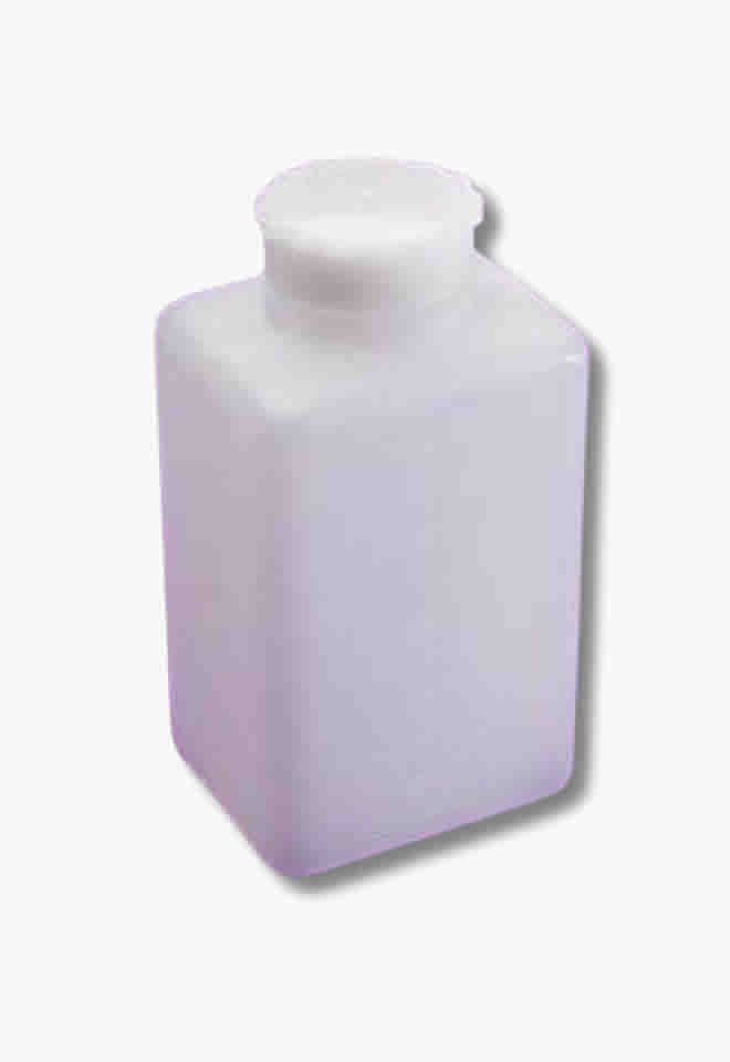 Square Bottle, High-Density Polyethylene, 250ml Square Bottle, High-Density Polyethylene, 250ml