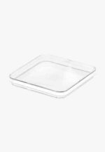 Square Petri Dish with Vents, Non-Sterile, 120x120x17mm