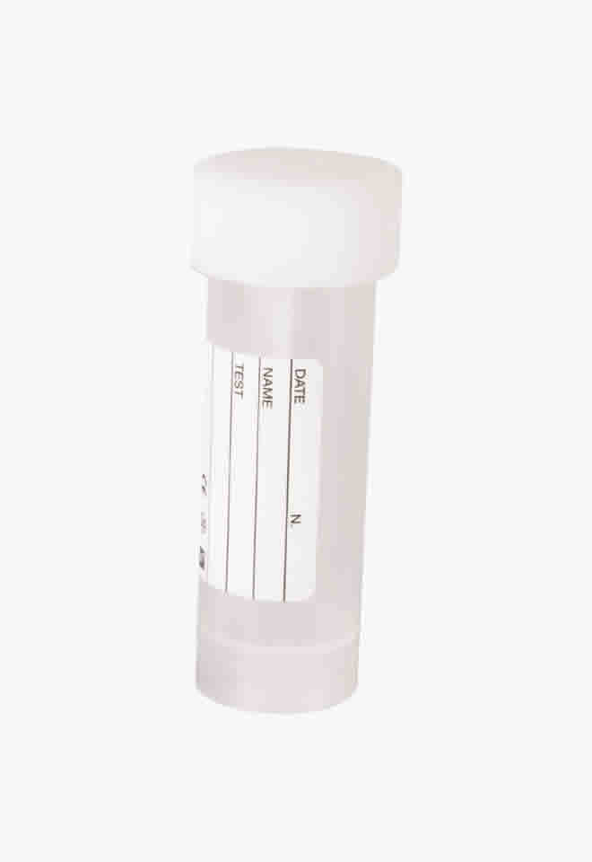 Universal Container with Screw Cap and Label, Polypropylene, 25ml Universal Container with Screw Cap and Label, Polypropylene, 25ml